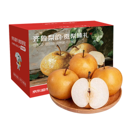 京觅山东丰水梨  净重4.5斤单果300g+ 新鲜水果源头直发包邮 