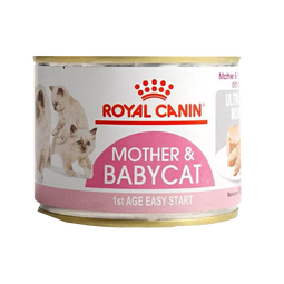 皇家ROYALCANIN慕斯1-4个月离乳期幼猫奶糕孕猫主食罐头湿粮猫零食 195g/罐 6罐