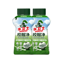 水卫士校服净彩漂粉爆炸盐彩色白色通用衣服去黄增白宝宝衣物去污水卫仕 2瓶轻便装（亮白增艳） 