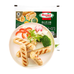 荷美尔（Hormel）芝士肠火山石烤肠预制菜儿童早餐半成品火腿肠热狗肠烧烤火锅食材 流心芝士肠180g
