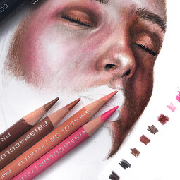 PRISMACOLOR【开学礼物】彩色铅笔专业人像24色油性大师级画笔套装 马克笔绘画 艺术写生手绘美国三福霹雳马