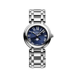 浪琴（LONGINES）瑞士手表 心月系列 石英钢带女表 L81154916