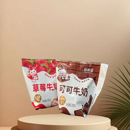 新希望草莓牛奶可可牛奶200g网红袋装早餐奶 200g*5袋 草莓牛奶 