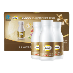 钙尔奇（Caltrate）成人中老年钙片 VD3多种矿物质维生素D 过节礼物 【送礼优选】成人添佳300片礼盒装（5个月量） 