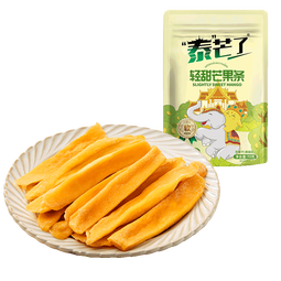 泰芒了轻甜芒果条泰国风味网红蜜饯果脯休闲小吃原味芒果干独立装 轻甜芒果条70g*2