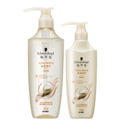 施华蔻（Schwarzkopf）新多效修护洗护发套装(洗600ml+润400ml)(温和修护氨基酸 洗发水)