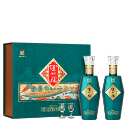泸州老窖股份出品 原酿天典龙藏天酿 纯粮优级酒体 高端商务宴请 42度 500mL 2瓶 亚克力赠礼袋