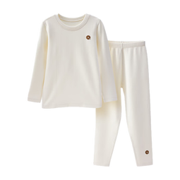 Q21【厚暖】小暖皮儿童保暖内衣套装男女童宝宝校服神器保暖衣裤 舒芙蕾米【厚暖 适合-5~5℃】 90 
