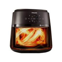 飞利浦（PHILIPS）海星底触控多功能空气炸锅可视免翻面家用6.2L大容量炸烤箱一体 NA230 送礼 