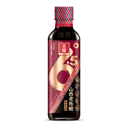 美锦山西老陈醋0添加0防腐剂纯粮酿造山西特产正宗老陈醋【全网热销】 【GB19777】6.5°山西老陈醋500ml*1 