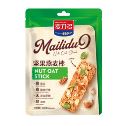 麦力多高蛋白燕麦棒 坚果谷物能量棒燕麦酥 早代餐饱腹压缩饼干休闲零食 坚果味100g（约10根）