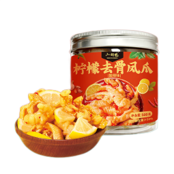 小胡鸭柠檬酸辣味香辣味去骨脱骨鸡爪 优选 即食网红零食小吃追剧下酒菜 柠檬凤爪300g+香辣凤爪300g各1盒