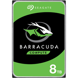 Seagate 希捷 8TB 台式机硬盘 5400转 256MB 机械硬盘 SATA 希捷酷鱼系列 电脑硬盘 3.5英寸 ST8000DM004