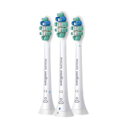 飞利浦（PHILIPS）原装适配电动牙刷头HX9021/9023适配钻三HX6730HX6761HX6806HX3226HX6721HX5181HX5161中秋礼物 3支 【牙菌斑洁净】 