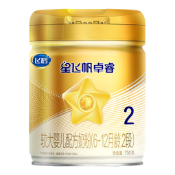 飞鹤星飞帆卓睿2段750g较大婴儿配方奶粉  育儿补贴（6-12个月适用） 1罐 （咨询客服享优惠） 