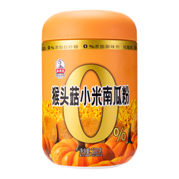 秦老太猴头菇小米南瓜粉不加糖玉米糊早餐代餐低脂肪五谷粉 胃舒早餐 500g*1罐