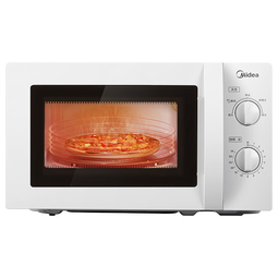 美的（Midea）变频家用微波炉  经典双旋钮 360°转盘加热  智能解冻 五档火力18L容量213B升级款（M13J） 