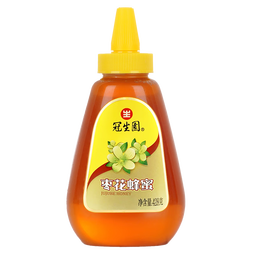 冠生园枣花蜂蜜428g挤压瓶 纯蜂蜜中华老字号 早餐牛奶麦片烧烤伴侣冲饮