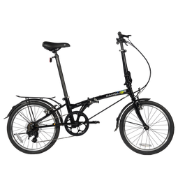 大行（DAHON）折叠自行车20英寸超轻6速通勤折叠单车HAT061 黑色