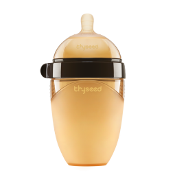 世喜新生儿奶瓶3-7个月防胀气婴儿硅胶仿母乳断奶奶嘴防摔240ml