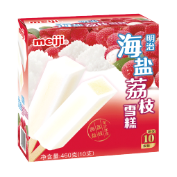 明治meiji海盐荔枝雪糕 46g*10支 彩盒装
