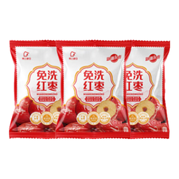 好想你旗下品牌新疆大枣500g袋免洗胡杨枣新疆红枣灰枣新疆特产干货 500g*3袋 