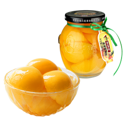 林家铺子手把杯糖水黄桃罐头550g 趣味造型休闲零食水果罐头送礼礼品 【新品上市】糖水黄桃罐头550g*2