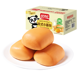 盼盼 法式小面包 早餐零食儿童点心代餐早餐软面包奶香味 1500g/箱