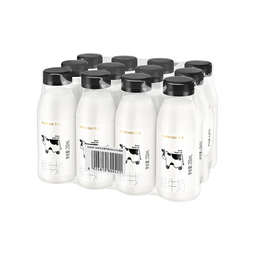 卡士（CLASSY.KISS）原真态度鲜牛奶250mL*12支 3.8g原生乳蛋白 低温巴氏鲜奶 定期购