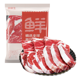 鲜京采 巴西进口原切牛排组合1.8kg（10片）口粮款【真原切】