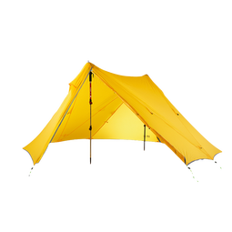 静星（AsTa Gear） 静星 听雨双人帐篷涂硅超轻户外露营野营抗风防雨登山徒步帐篷 听雨一套黄色三季