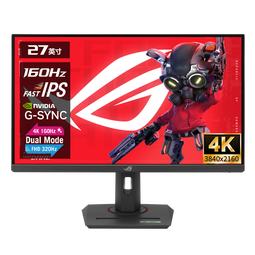 华硕（ASUS）ROG 绝神X双模 XG27UCG-W吹雪 27英寸显示器 4k160Hz 电竞显示器 电脑游戏显示屏IPS rog绝神27pro 4K160Hz XG27UCG绝神27 双模吹雪黑 