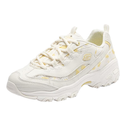 斯凯奇（Skechers）花海熊丨2025老爹鞋女子增高情侣运动透气跑步复古休闲鞋 雏菊黄/NTYL 35