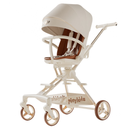 普洛可（PLAYKIDS）遛娃神器可坐可躺便携婴儿推车避震0-3岁溜娃车 A8MAX天使之翼