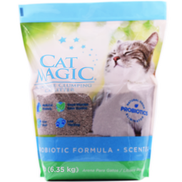 喵洁客（CAT MAGIC）美国原装进口猫砂强力结团钠基矿石猫砂低尘抗菌除臭蓝标14磅