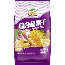 沙巴哇（Sabava）越南进口果蔬干 200g果蔬脆 休闲办公室零食蜜饯水果干 26年4月