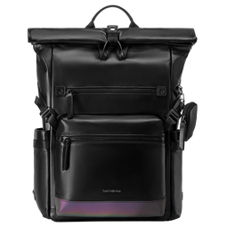 新秀丽（Samsonite）男士双肩包15.6英寸电脑包商务高端牛皮革书包生日礼物 TM3