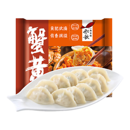 船歌鱼水饺【会员专享】蟹黄水饺230g 健康早餐夜宵 手工速冻饺子 生鲜速食