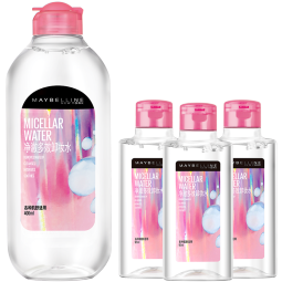 美宝莲净澈多效卸妆水685ml 敏感皮干皮 (400ml+95ml*3)生日礼物女