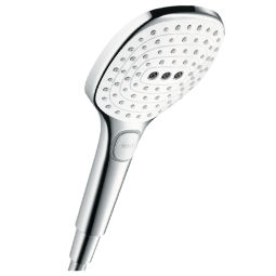 汉斯格雅（Hansgrohe） 花洒喷头境雨手持淋浴单头多功能莲蓬头 原装进口飞雨Select变速 飞雨E120三速手持花洒（白色）