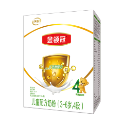 伊利金领冠育护【全面营养】奶粉4段(3-6岁)1200g三联装