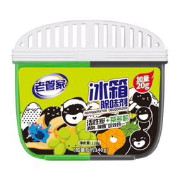老管家冰箱除味盒剂除臭去味盒清洁除异味去污去霉除味盒清洗剂 120g*1盒【体验装】