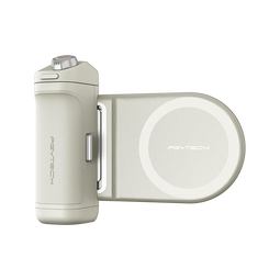 PGYTECH手机摄影手柄Magsafe磁吸手持稳定器可变焦无线遥控iphone17助拍器手持自拍vlog旅拍神器 薄雾灰 