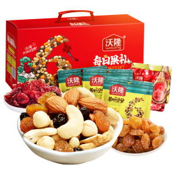 沃隆坚果礼盒 混合坚果果干营养健康休闲零食大礼包送礼团购礼盒 每日果礼770g