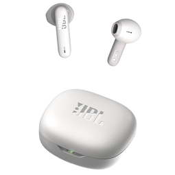 JBL WAVE FLEX 2 真无线蓝牙耳机 半入耳式音乐耳机 通话降噪 游戏耳麦 双11 购物推荐 珍珠白