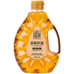 亚麻公社 亚麻籽油物理冷压榨一级食用油胡麻油1.8L