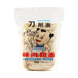 味尚拉面刀削面宽面半干鲜湿方便面条速食挂面非油炸油泼面烩面2斤/袋