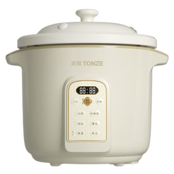 天际（TONZE）电炖锅 煮粥锅 煲汤锅炖汤锅 婴儿电炖盅 熬粥养生锅 快速焖炖 直炖白瓷胆 DGD30K22GC 3升