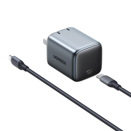 绿联MFi认证30W氮化镓充电器线充套装PD20W/27W/Type-C快充头适用苹果iPhone14/13promax手机ipad 