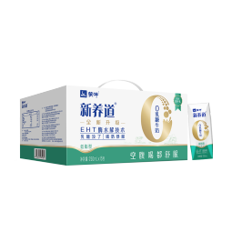 蒙牛新养道零乳糖低脂牛奶250ml*15盒 乳糖不耐空腹喝 送礼盒装